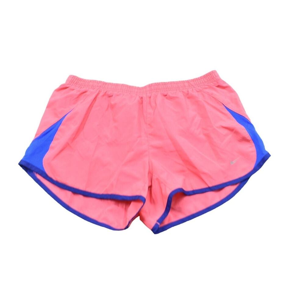 Nike Women's M Pink Polyester Athletic Shorts Liner Gym Run Dri Fit
